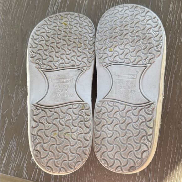 Birkenstock Classic White Leather Oxfords Lace Up Design Size M8 / L10 Germany - Picture 8 of 12